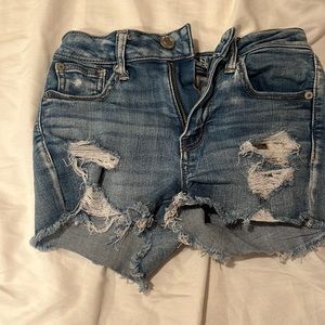 American Eagle jean shorts- size 0!